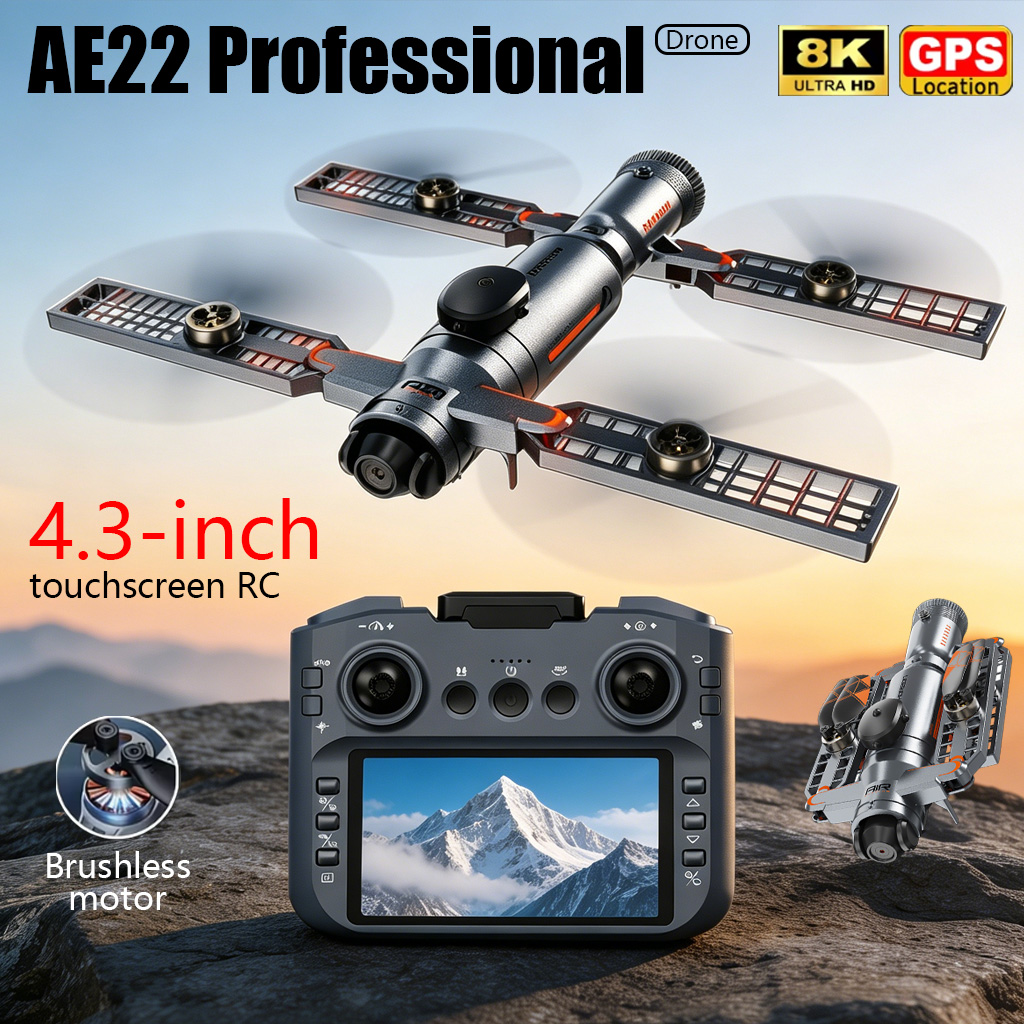 Drone Camera Waterproof - 업그레이드된 AE22 PRO MAX 접이식 드론