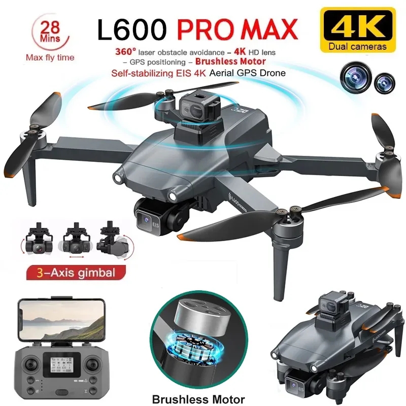 Drone Camera Wide Angle - L600 PRO MAX GPS 드론 전문