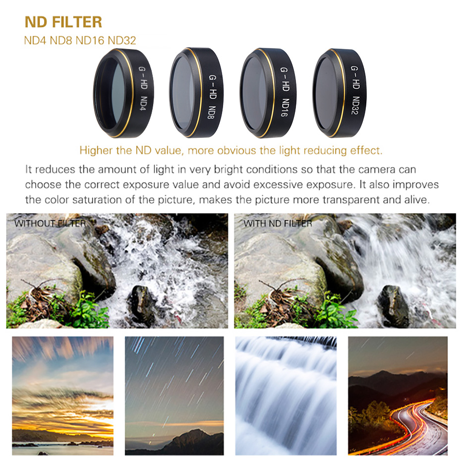팬텀 4 프로 V2.0 ND 4 8 16 32 CPL  - Drone Camera Filter 리뷰 및 가격