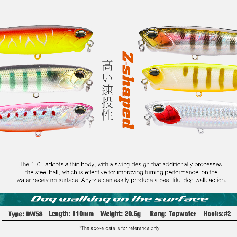 TSURINOYA 110F Topwater Pencil - Eachine Drone E58 리뷰 및 가격