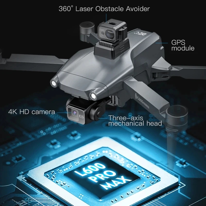 L600 PRO MAX GPS 드론 전문 4K 3축 P - Drone Camera Wide Angle 리뷰 및 가격