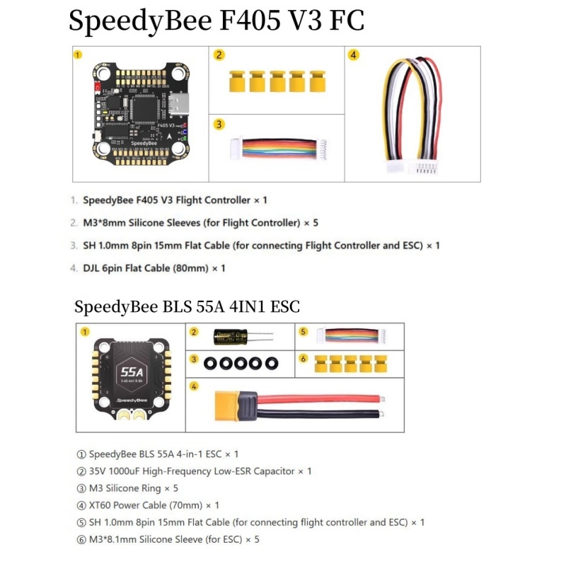 SpeedyBee F4 F405 V4 55A BLS 3 - Betaflight Fc F4 리뷰 및 가격